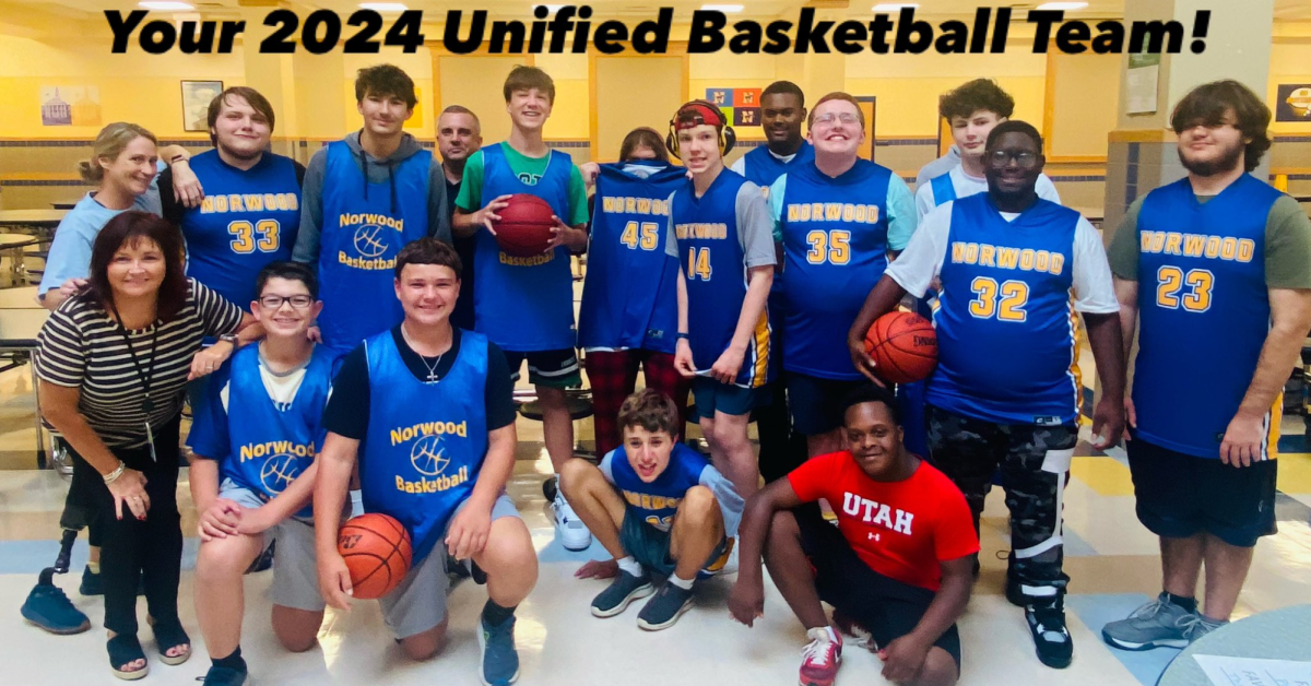 The 2024 Unified Basketball team