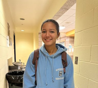 Senior Myllena Magalhaes advises current and incoming Freshmen to join more NHS clubs and activities.