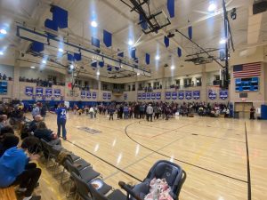 Audience meeting Harlem Wizards