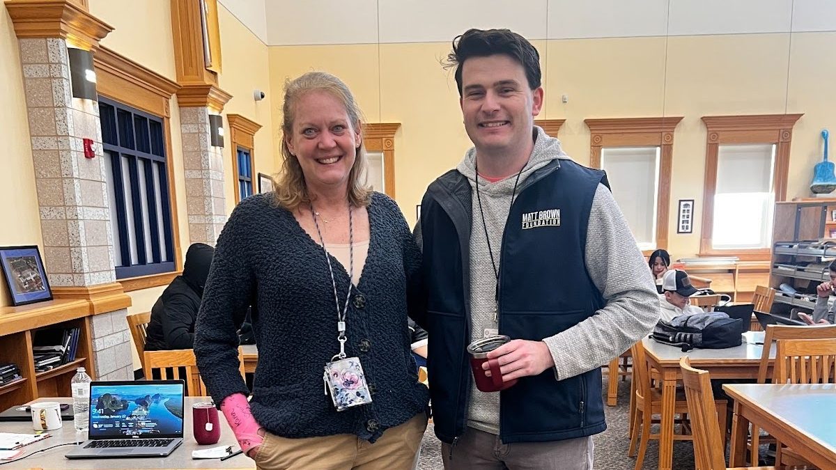 Donna McTavish, Josh O'Connor, ELL Teachers (left to right)