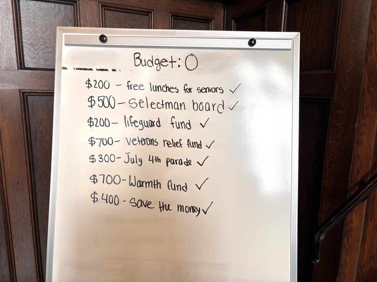 The final decisions made during the town meeting