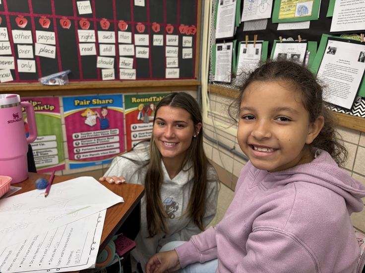 Senior Hannah Murphy and her pen pal