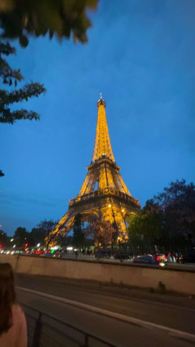 French students got to see the Eiffel tower 