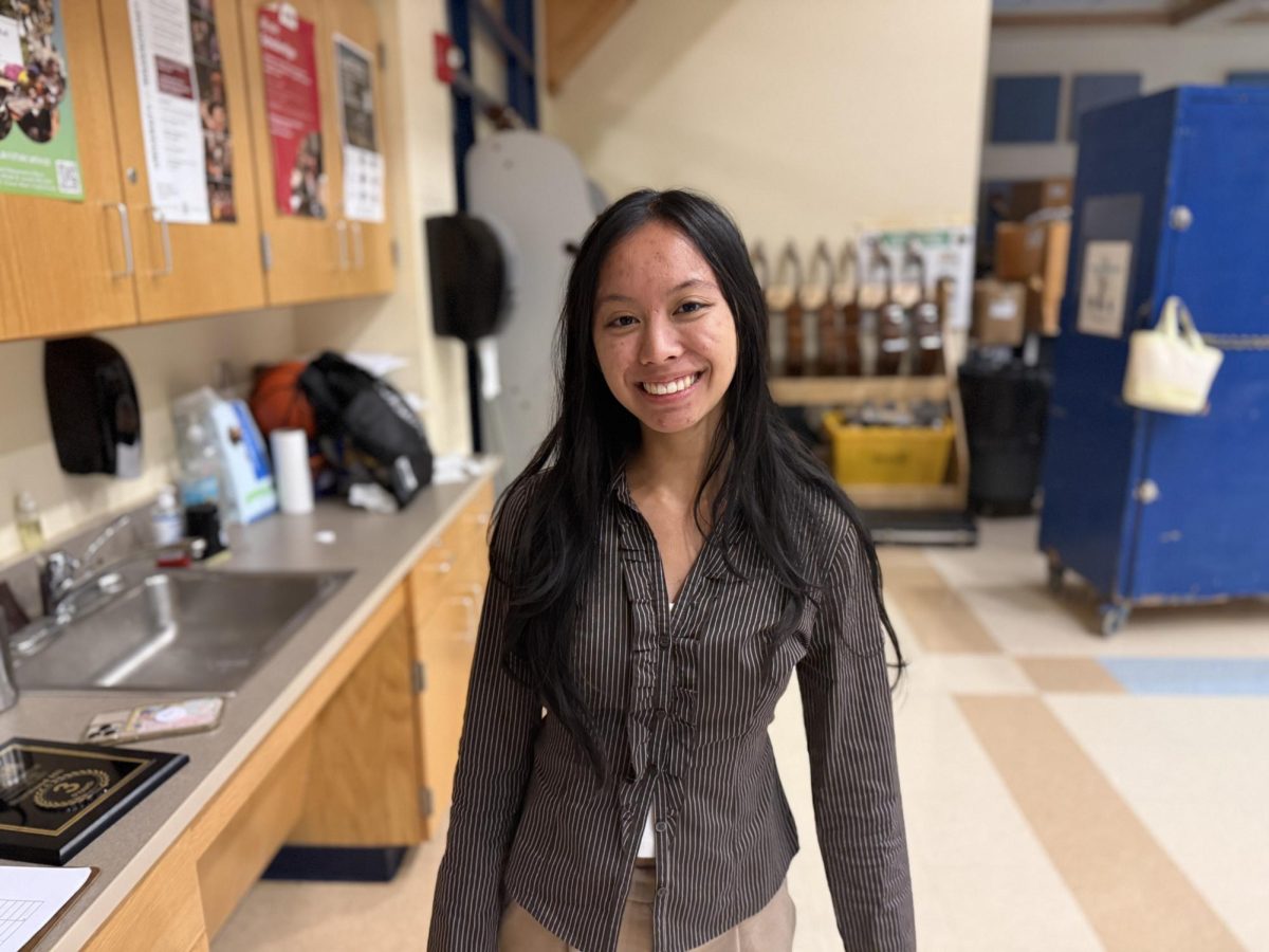 Anika Mabano dressed up for Business Day on Monday.