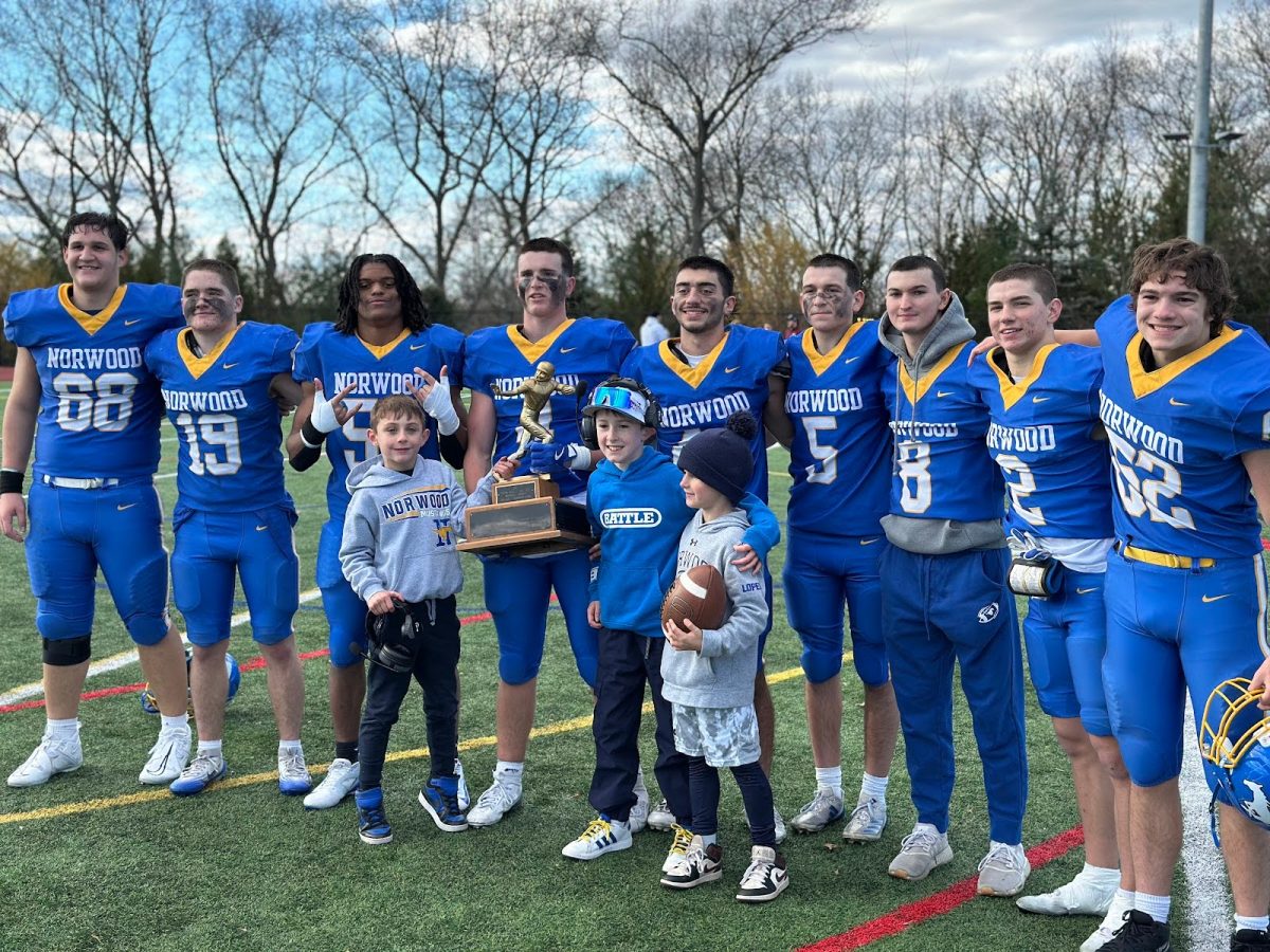 Seniors celebrating together for the last time ever.


