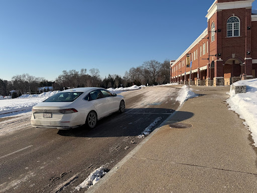 Crash prevention demonstrations outside of Norwood High School.
