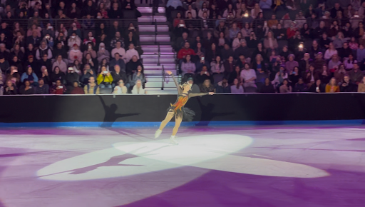 Alysa Liu performing her program.