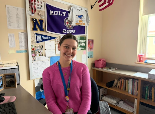 English teacher Ms. Julia Bonnist 