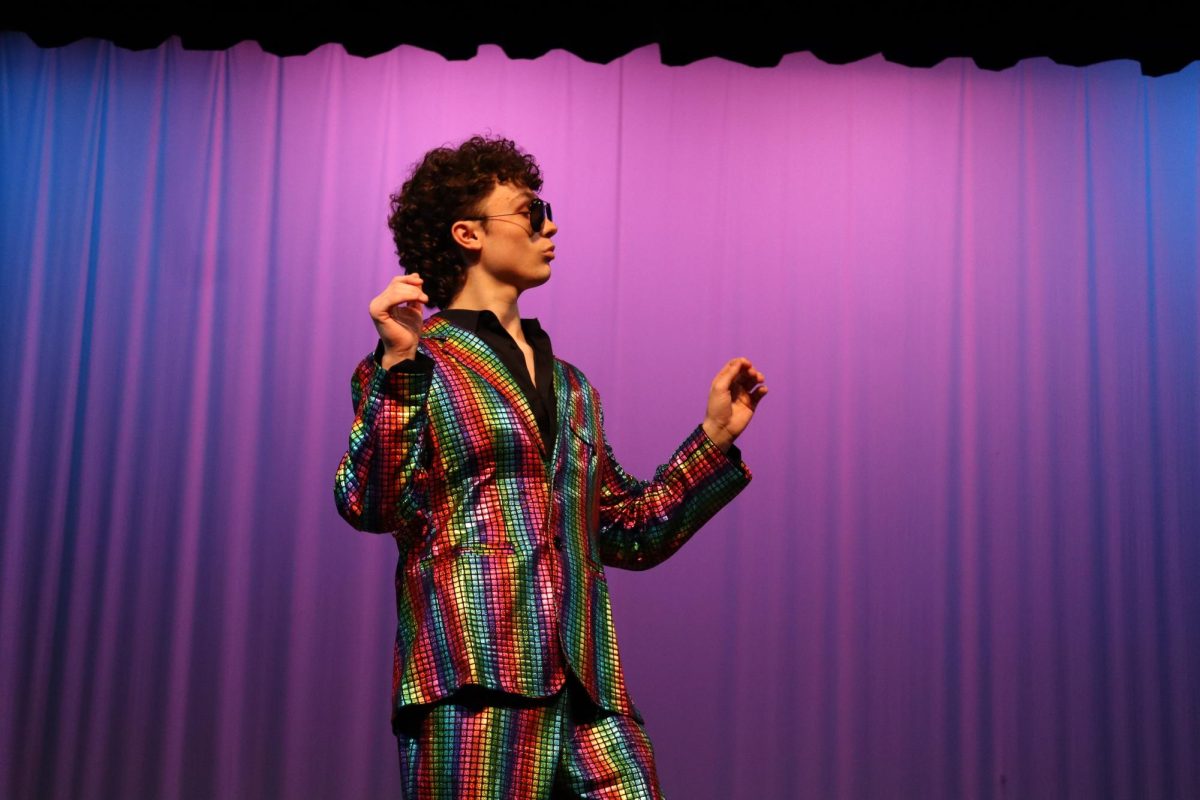 Host of first half of show, Ryan Needham, entrance