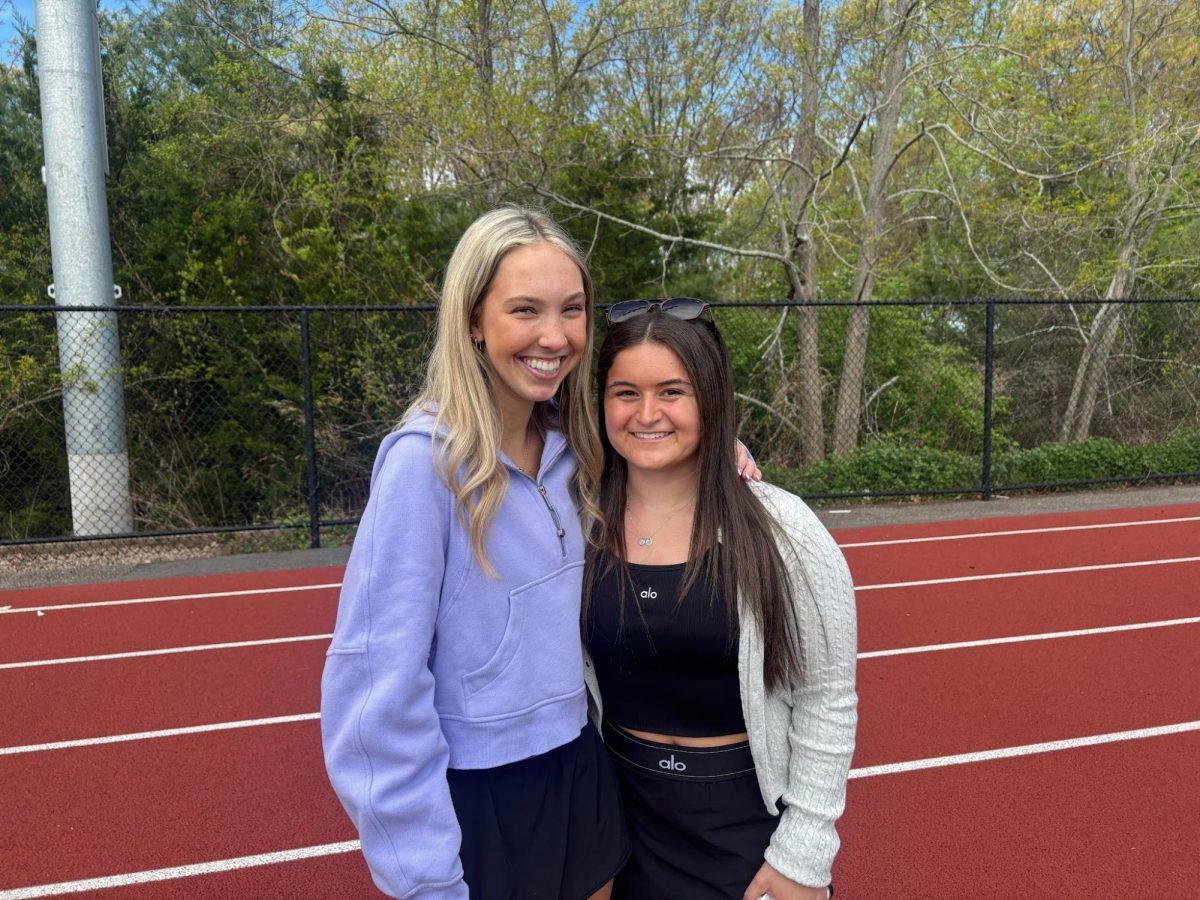 Jordan Shea and Caitlyn Hamwey, Seniors (left to right)