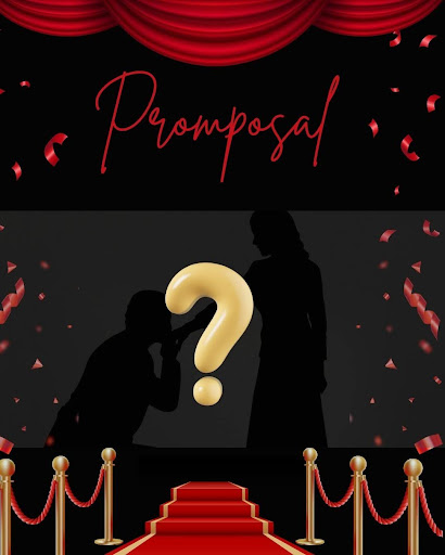 The burden of a memorable "promposal" weighs heavily on the asker. 
Image created by Sam Prajapati