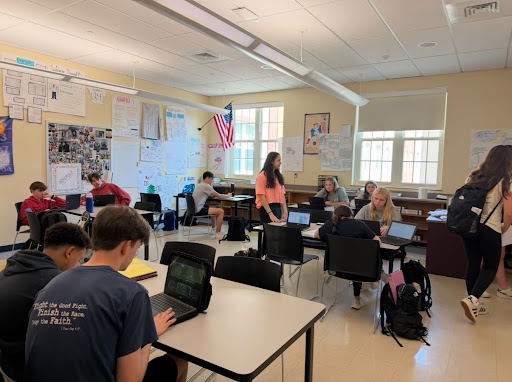 Business Pathway students are hard at work planning NHS's new school store, The Stable.