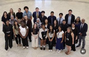 Students attending the "Close Up-Washington D.C." program. Photo courtesy of Seanne Fernandes.