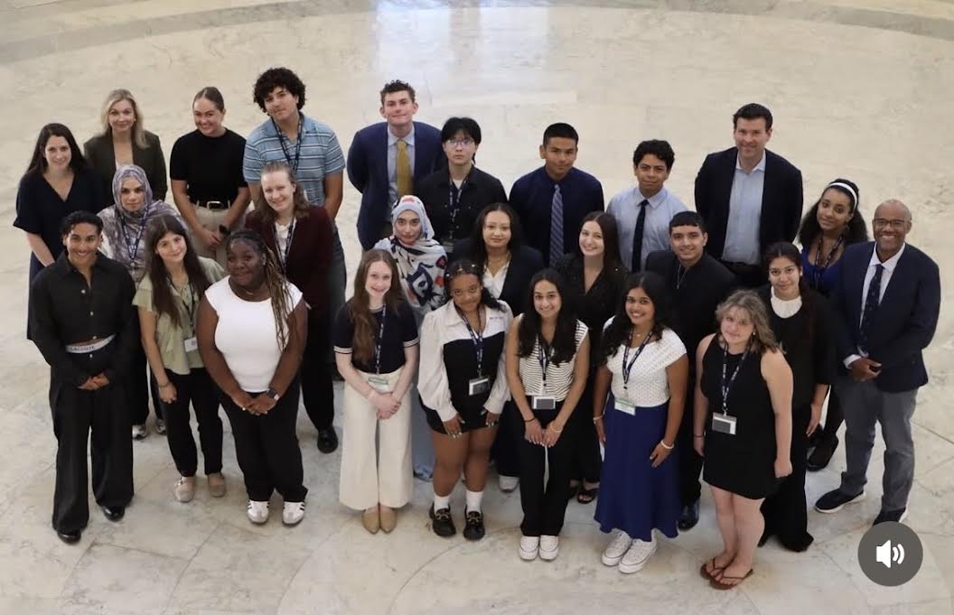 Students attending the "Close Up-Washington D.C." program. Photo courtesy of Seanne Fernandes.